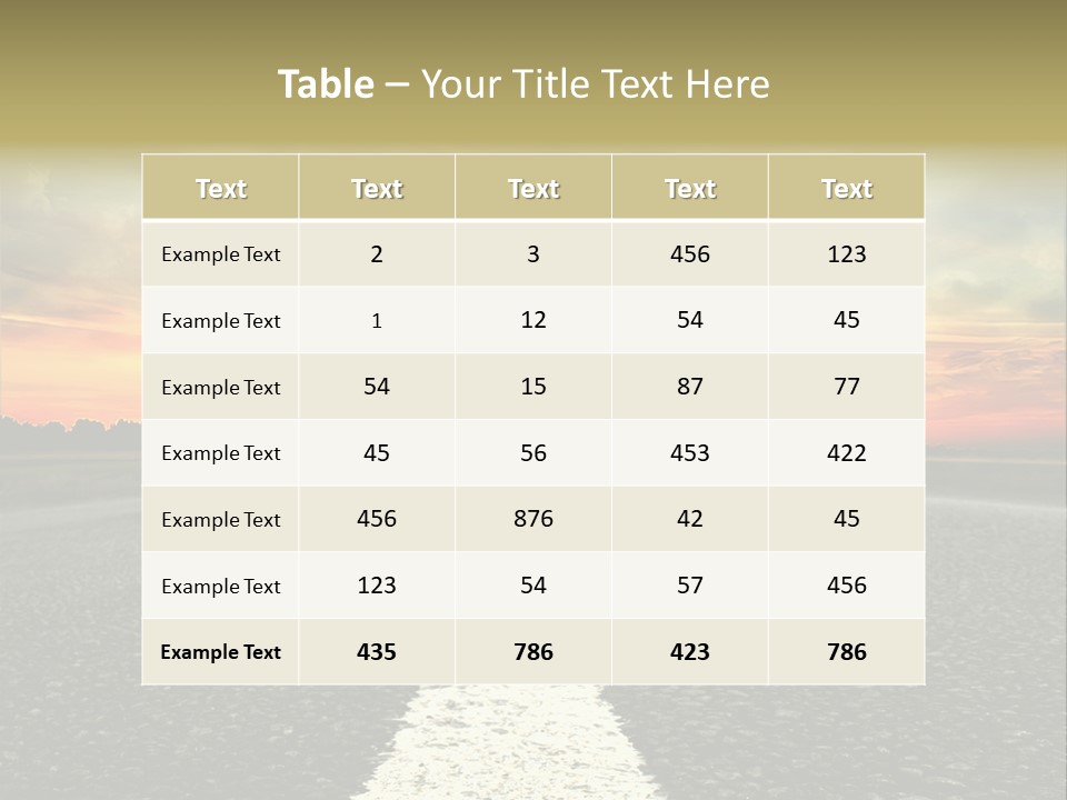 Clouds Spring Outdoor PowerPoint Template