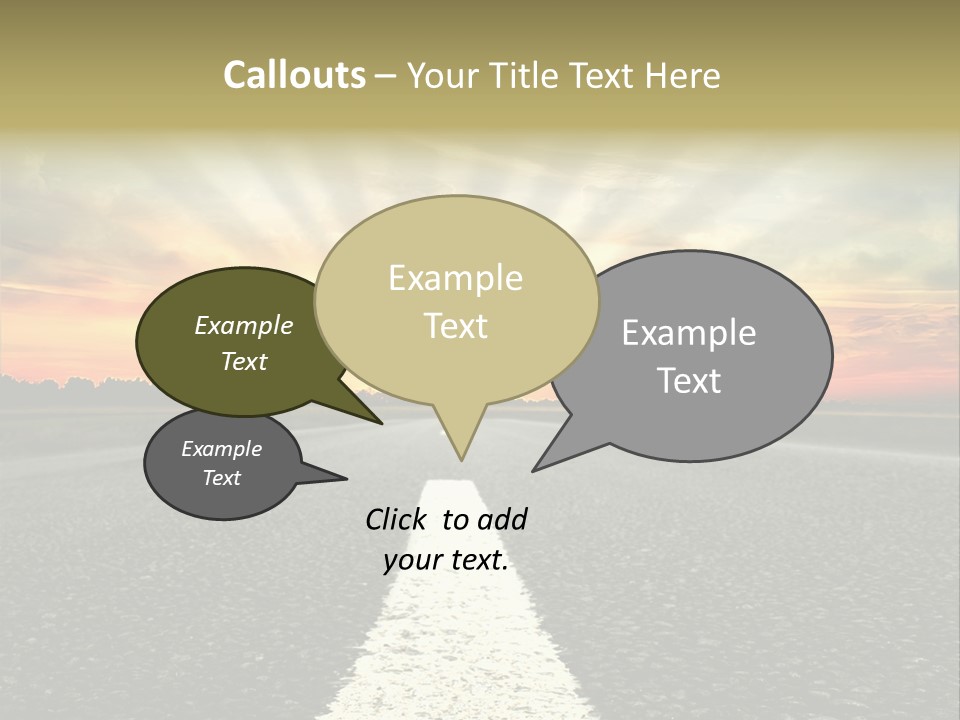 Clouds Spring Outdoor PowerPoint Template