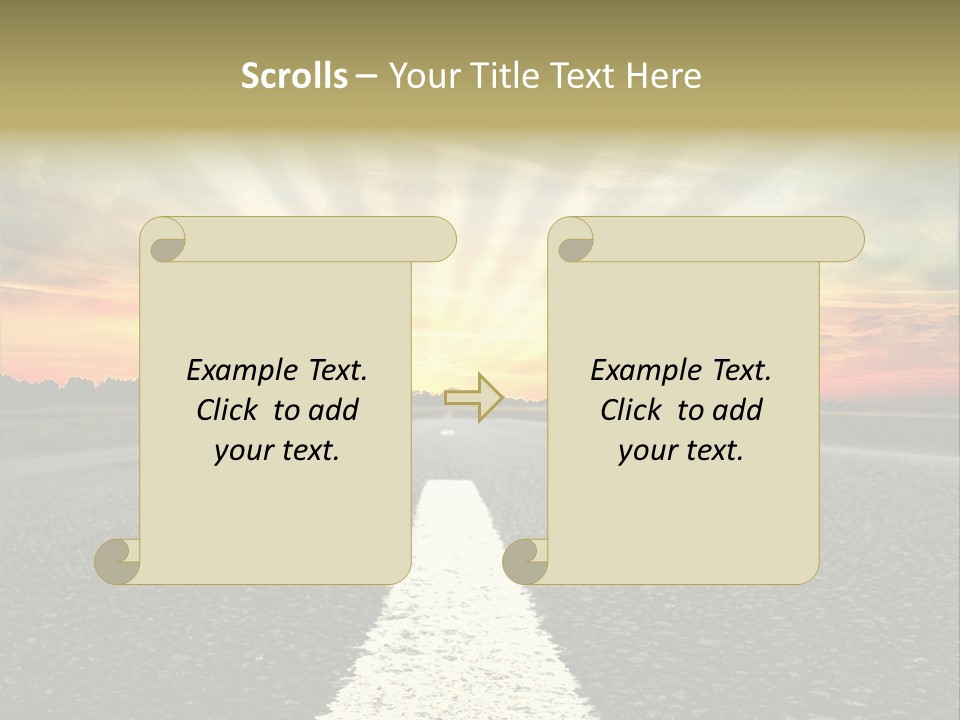 Clouds Spring Outdoor PowerPoint Template