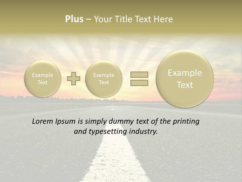 Clouds Spring Outdoor PowerPoint Template