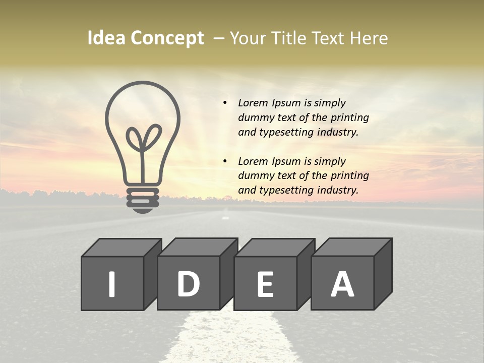 Clouds Spring Outdoor PowerPoint Template