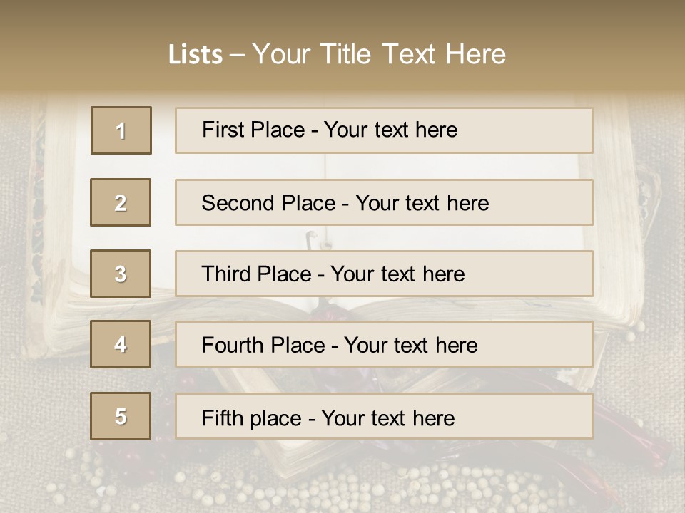 Medieval Books PowerPoint Template