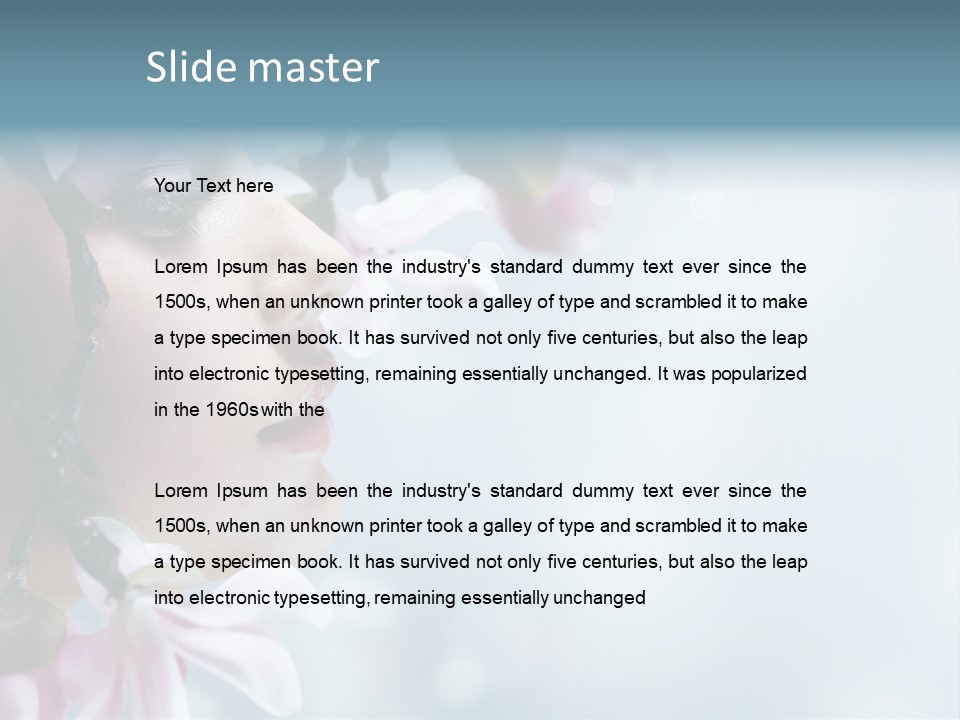 Spring Beauty PowerPoint Template