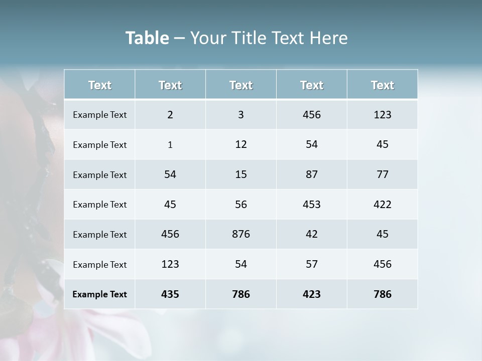 Spring Beauty PowerPoint Template