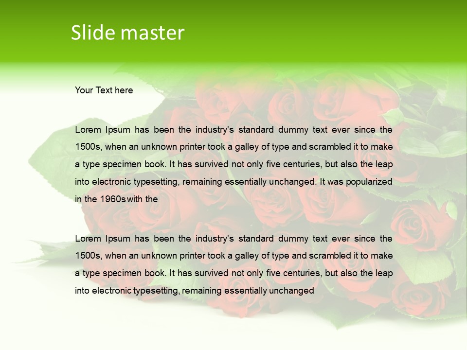 Card Bunch Celebration PowerPoint Template