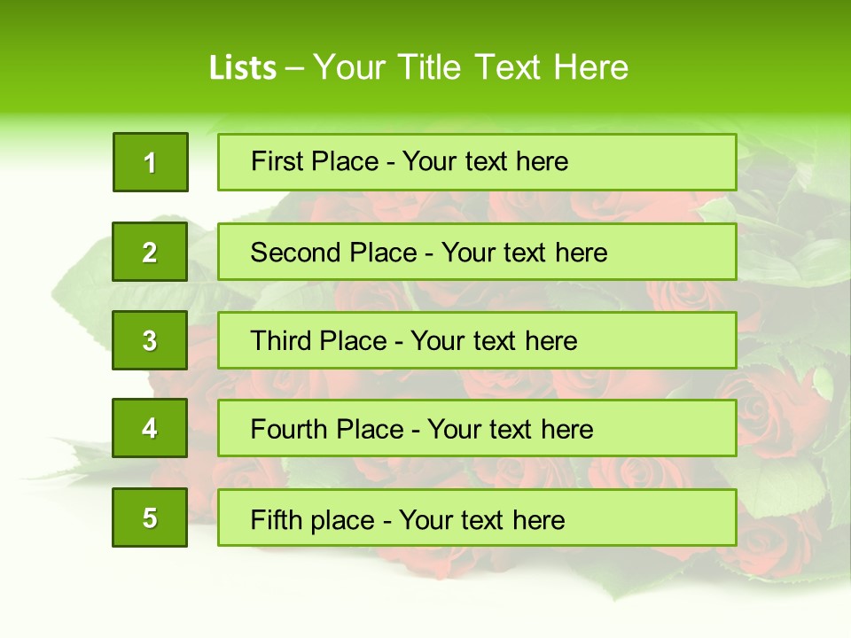 Card Bunch Celebration PowerPoint Template