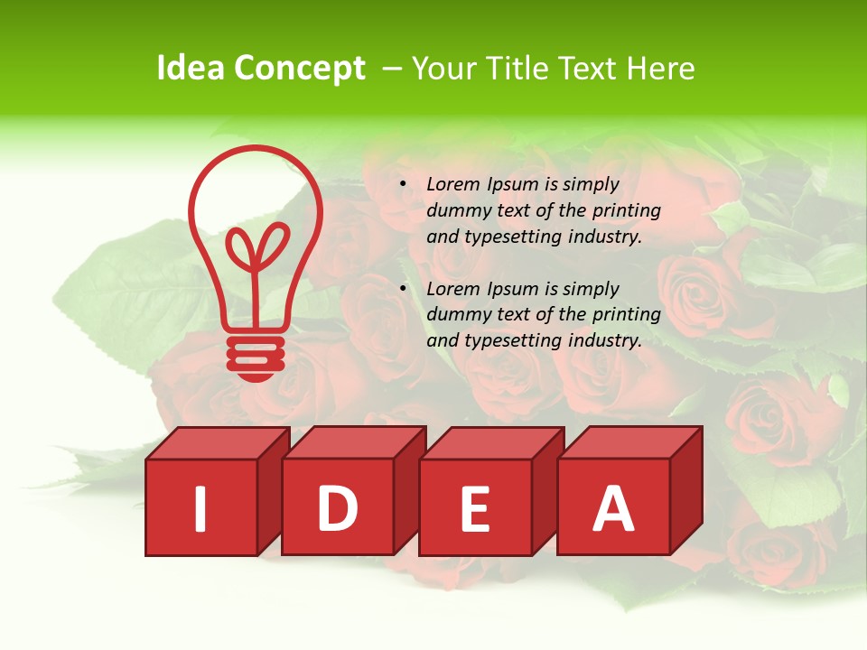 Card Bunch Celebration PowerPoint Template