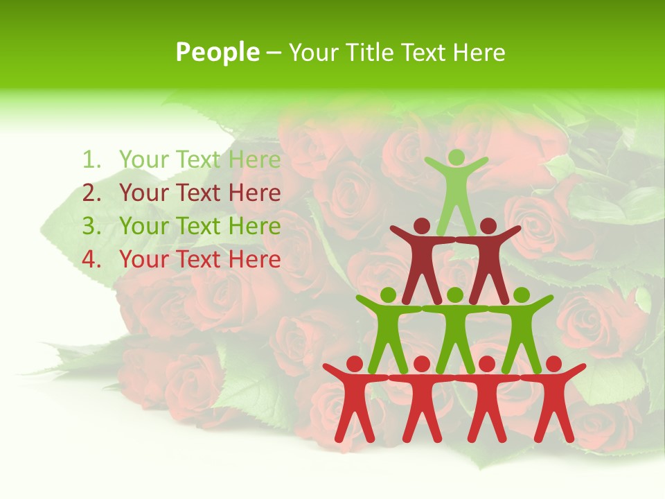 Card Bunch Celebration PowerPoint Template