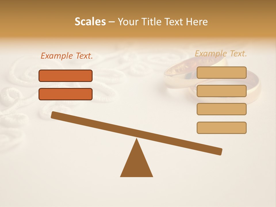 Wedding Rings On Invitation PowerPoint Template