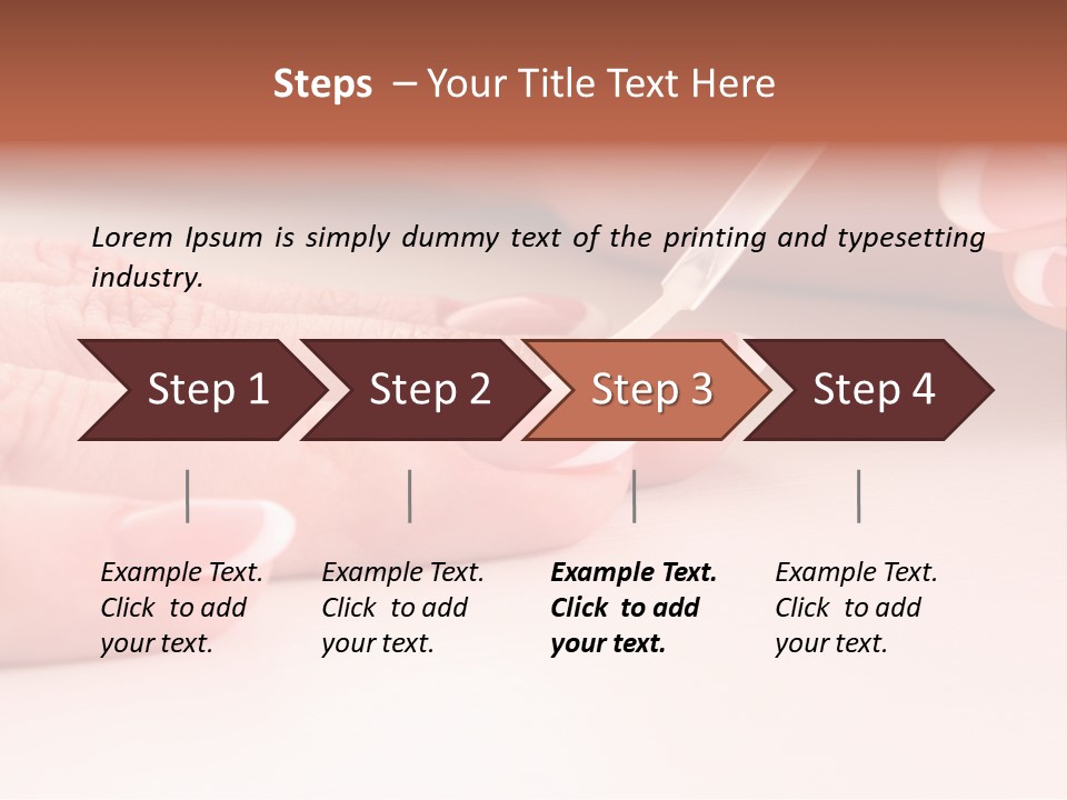 Manicure Background PowerPoint Template
