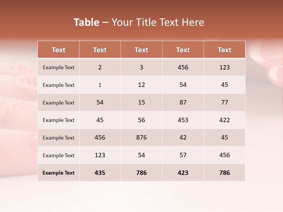 Manicure Background PowerPoint Template