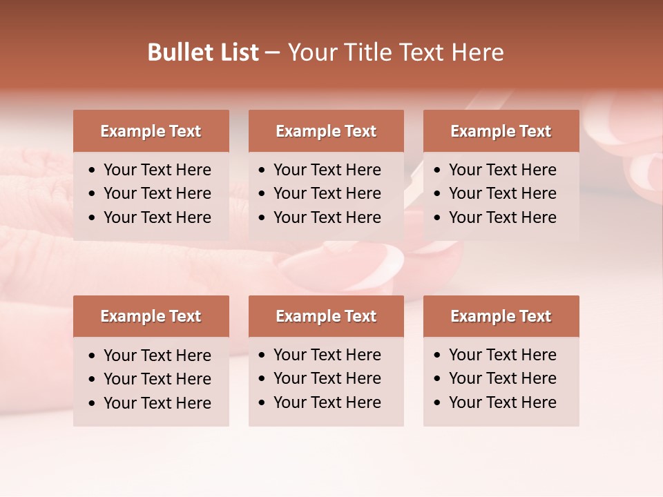 Manicure Background PowerPoint Template