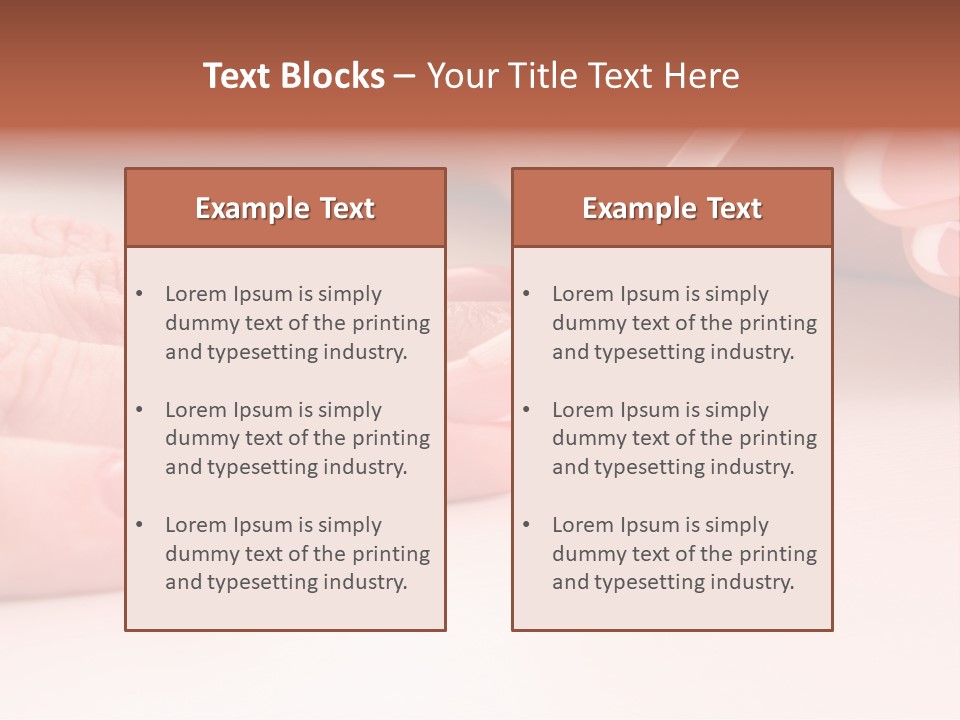 Manicure Background PowerPoint Template