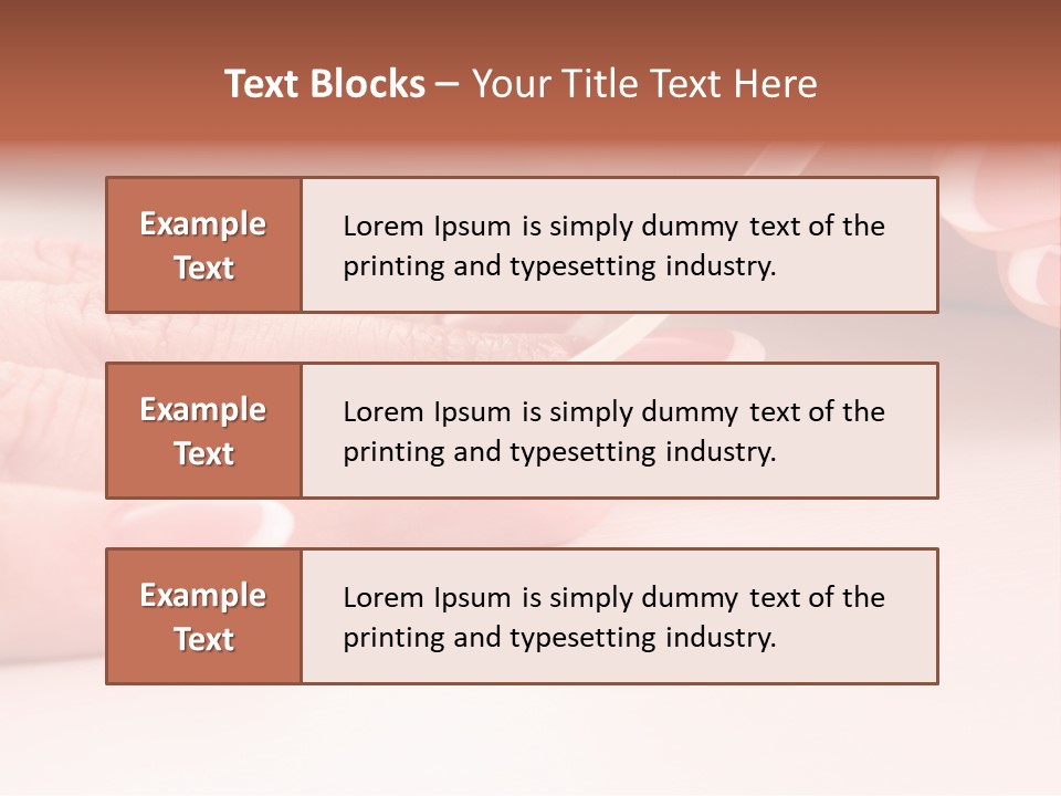 Manicure Background PowerPoint Template