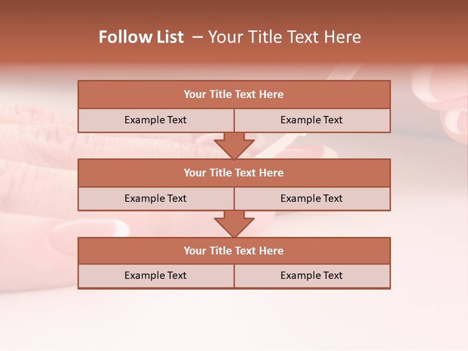 Manicure Background PowerPoint Template