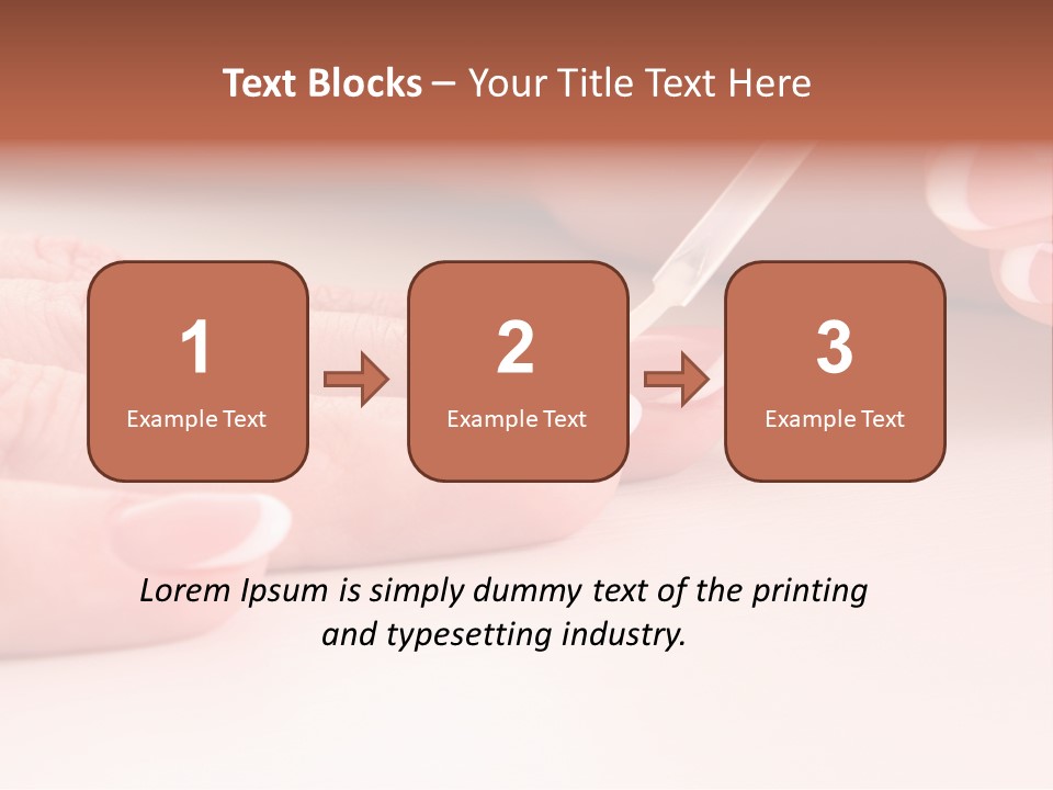 Manicure Background PowerPoint Template