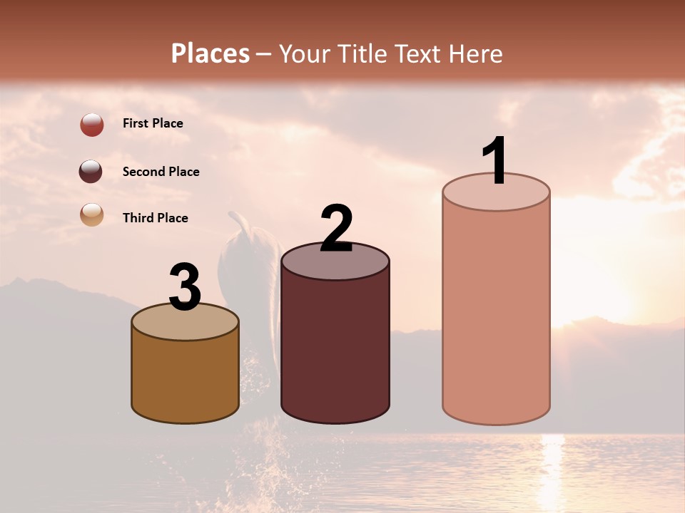 Beautiful Dolphin PowerPoint Template