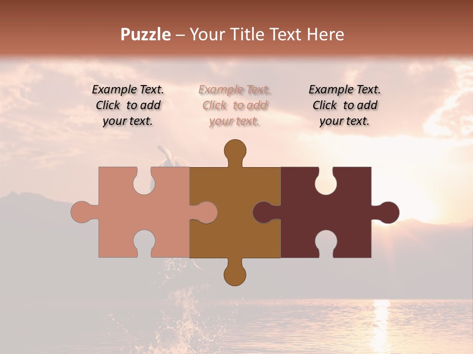 Beautiful Dolphin PowerPoint Template