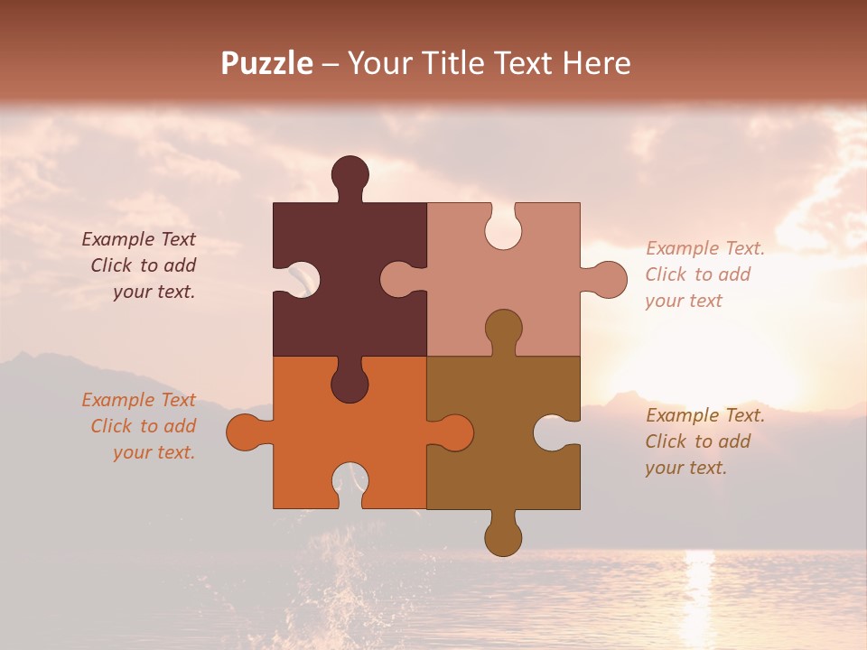 Beautiful Dolphin PowerPoint Template