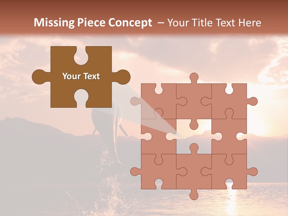 Beautiful Dolphin PowerPoint Template