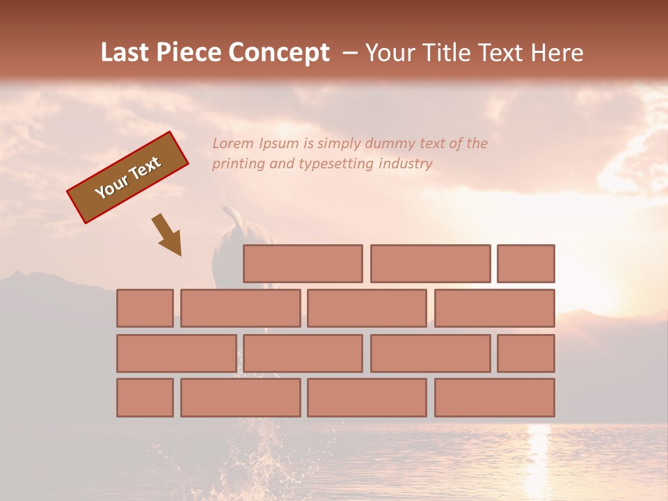 Beautiful Dolphin PowerPoint Template