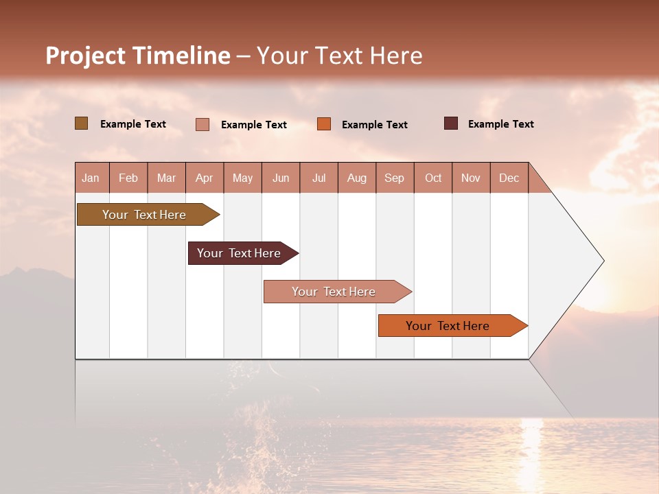 Beautiful Dolphin PowerPoint Template