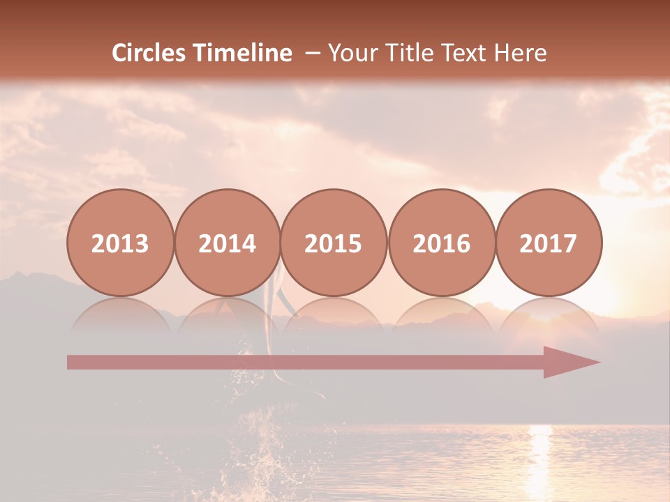 Beautiful Dolphin PowerPoint Template