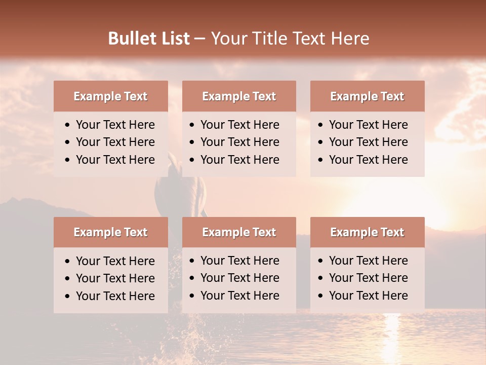 Beautiful Dolphin PowerPoint Template