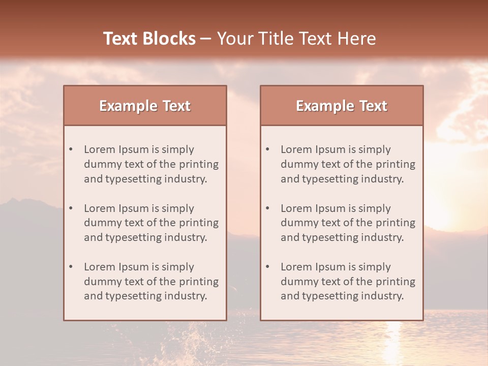 Beautiful Dolphin PowerPoint Template