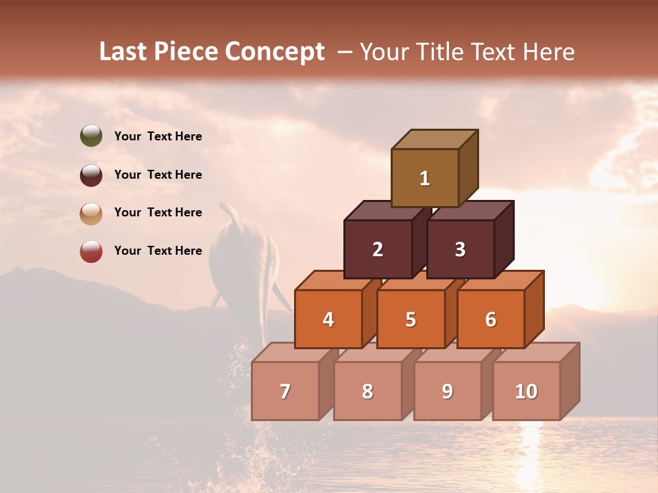 Beautiful Dolphin PowerPoint Template