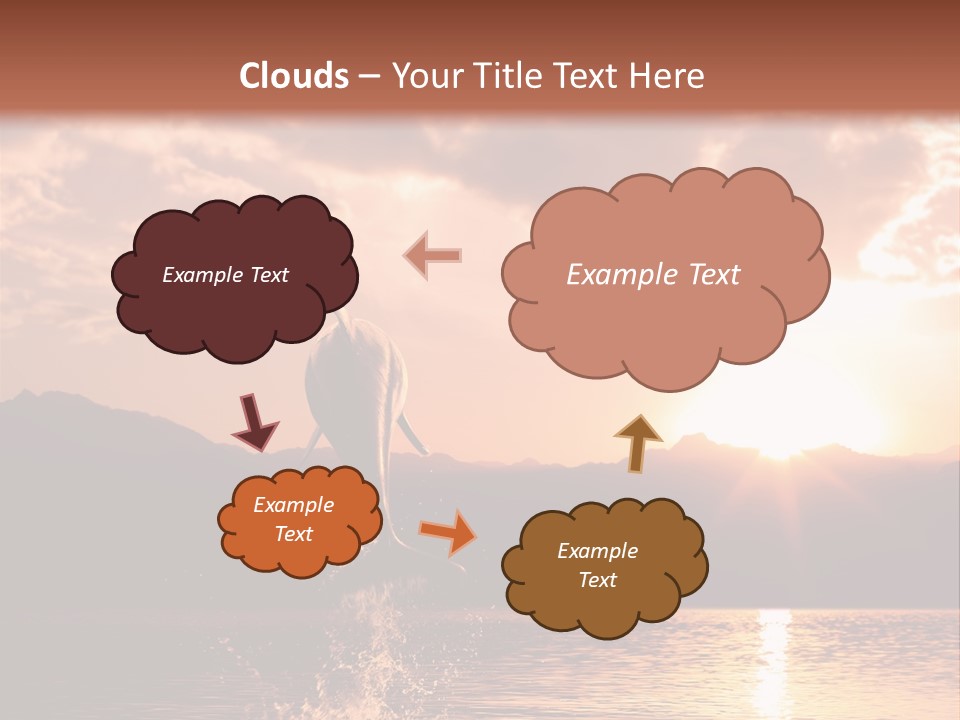 Beautiful Dolphin PowerPoint Template