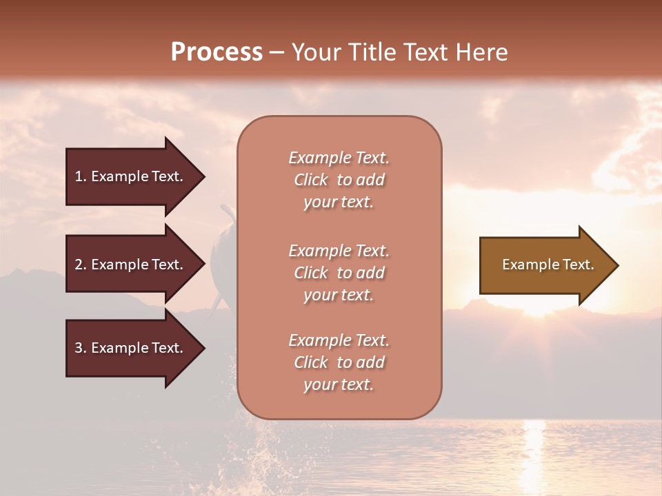 Beautiful Dolphin PowerPoint Template