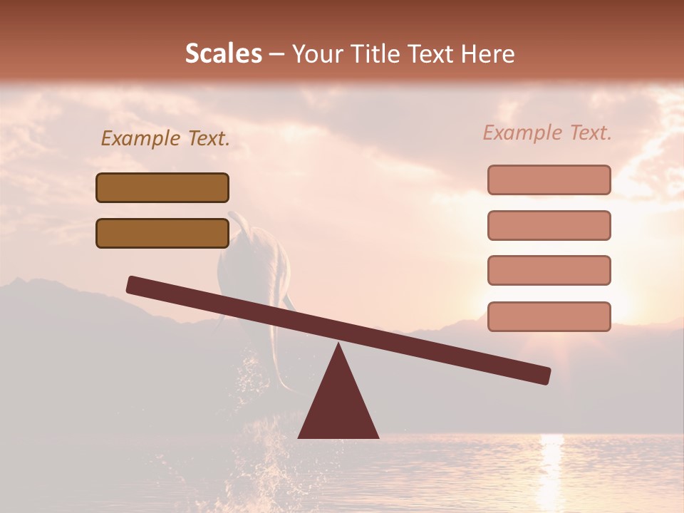 Beautiful Dolphin PowerPoint Template