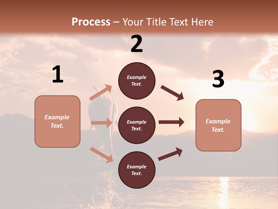 Beautiful Dolphin PowerPoint Template