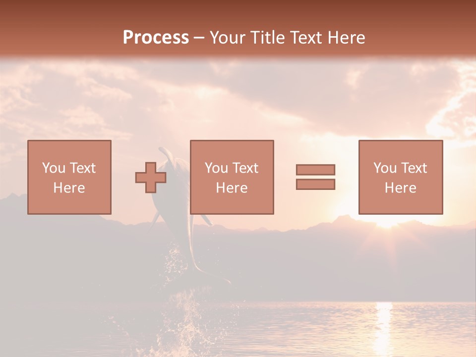 Beautiful Dolphin PowerPoint Template