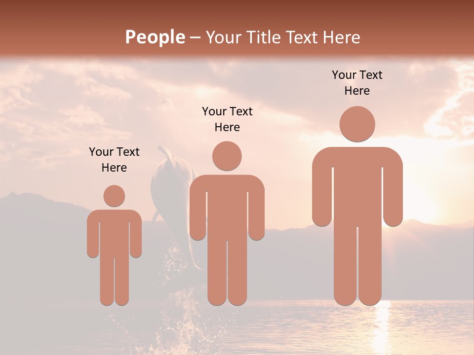 Beautiful Dolphin PowerPoint Template