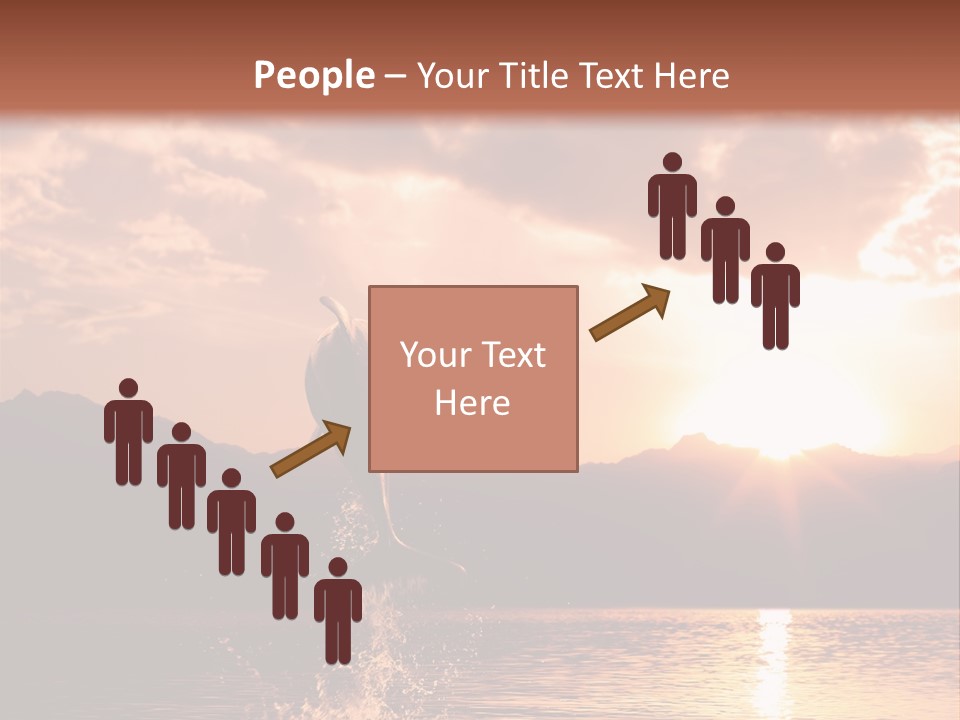 Beautiful Dolphin PowerPoint Template