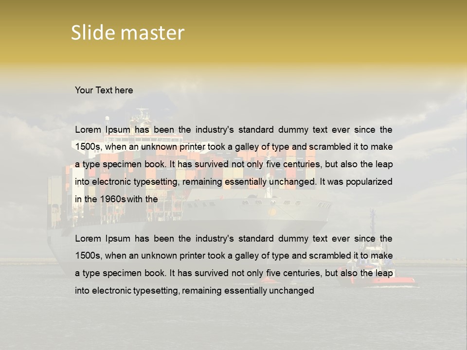 Import Export PowerPoint Template
