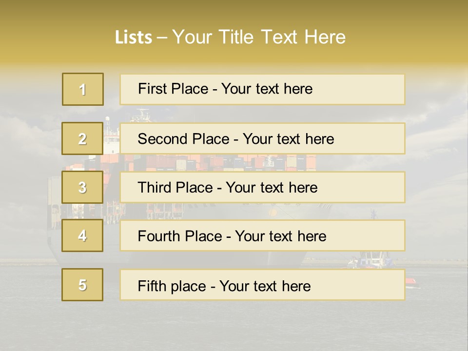 Import Export PowerPoint Template