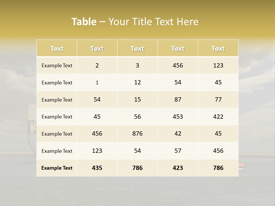 Import Export PowerPoint Template