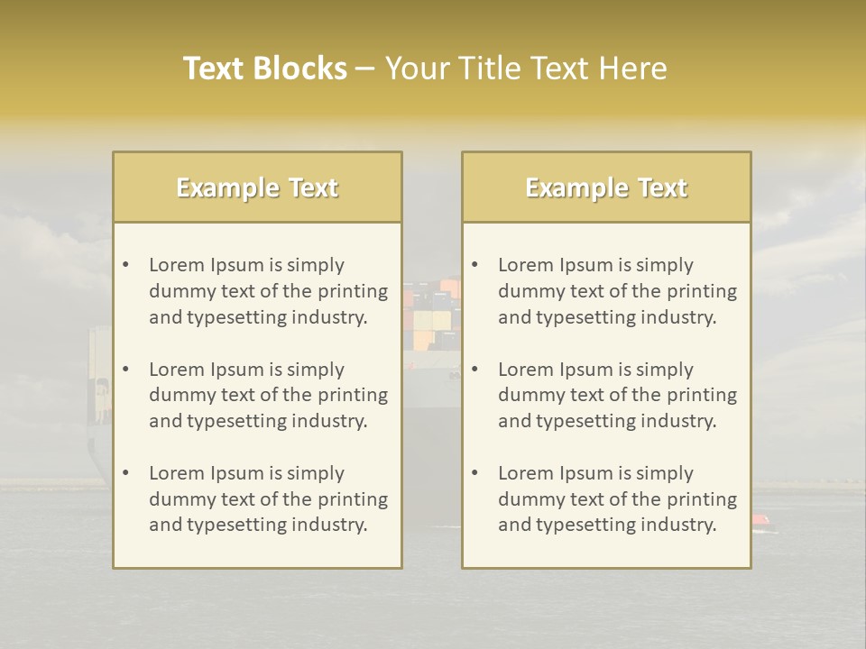 Import Export PowerPoint Template