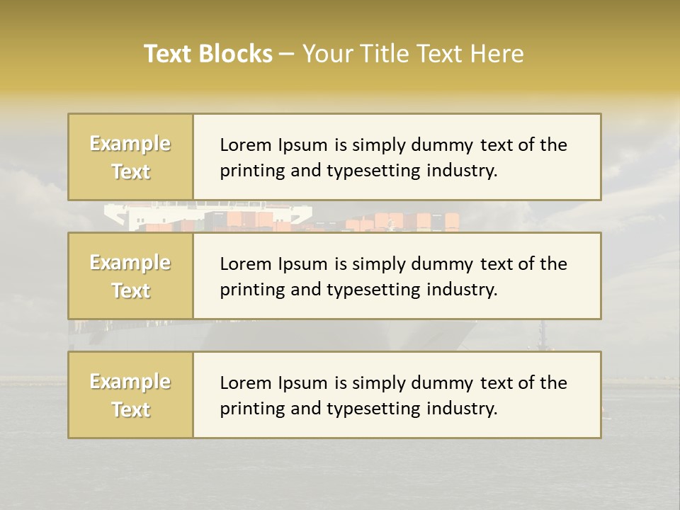 Import Export PowerPoint Template