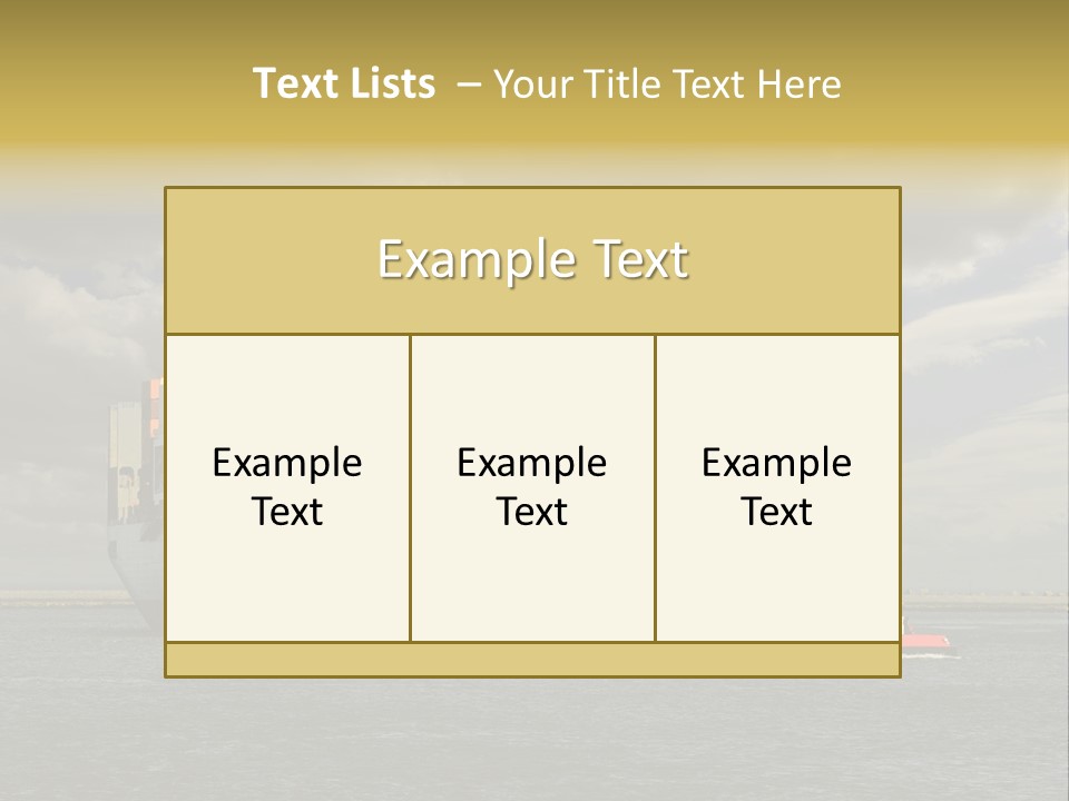 Import Export PowerPoint Template