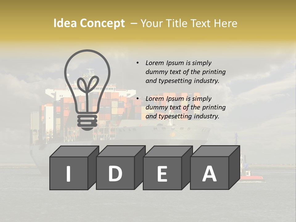 Import Export PowerPoint Template