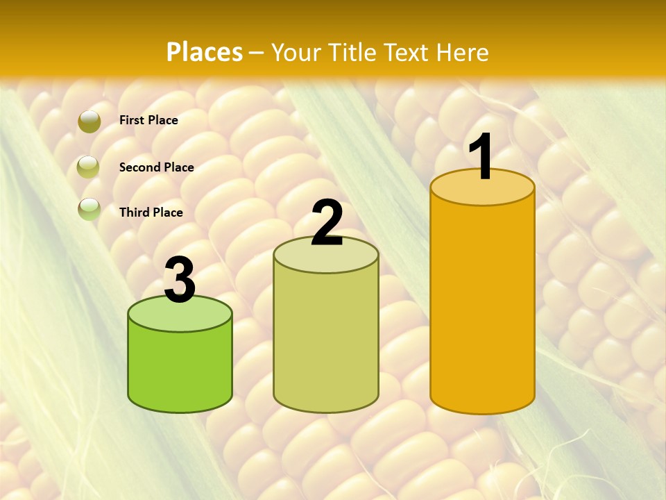 Imagem De Milho PowerPoint Template