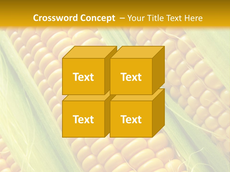 Imagem De Milho PowerPoint Template