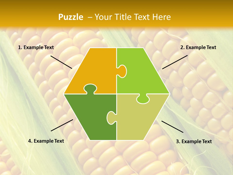 Imagem De Milho PowerPoint Template