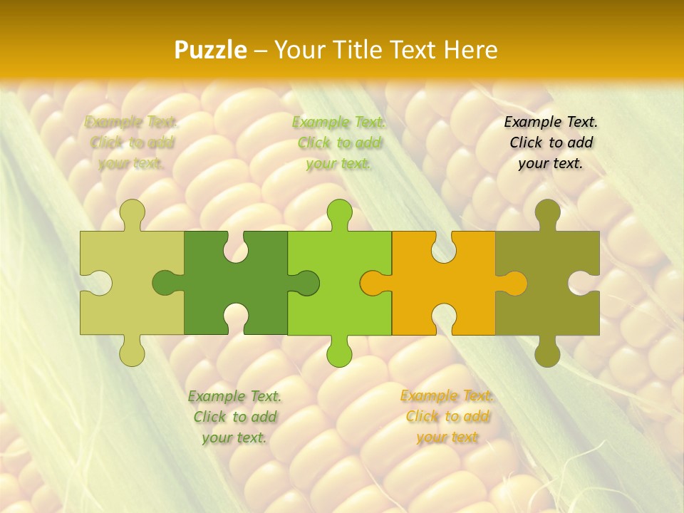 Imagem De Milho PowerPoint Template