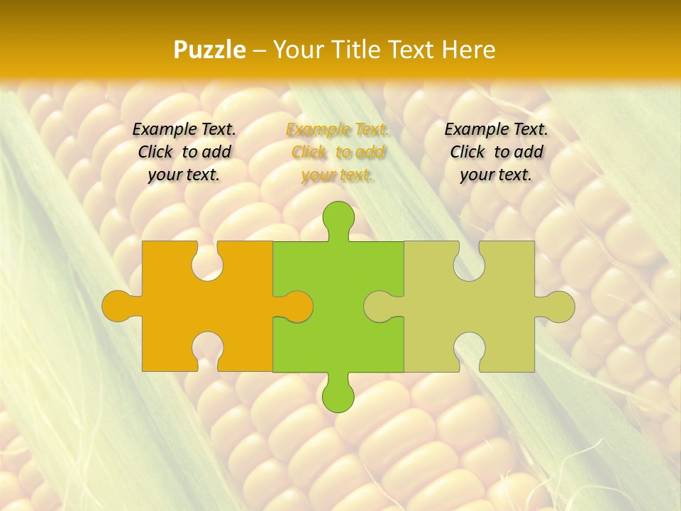 Imagem De Milho PowerPoint Template