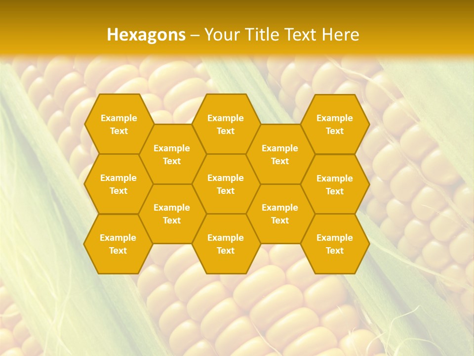 Imagem De Milho PowerPoint Template